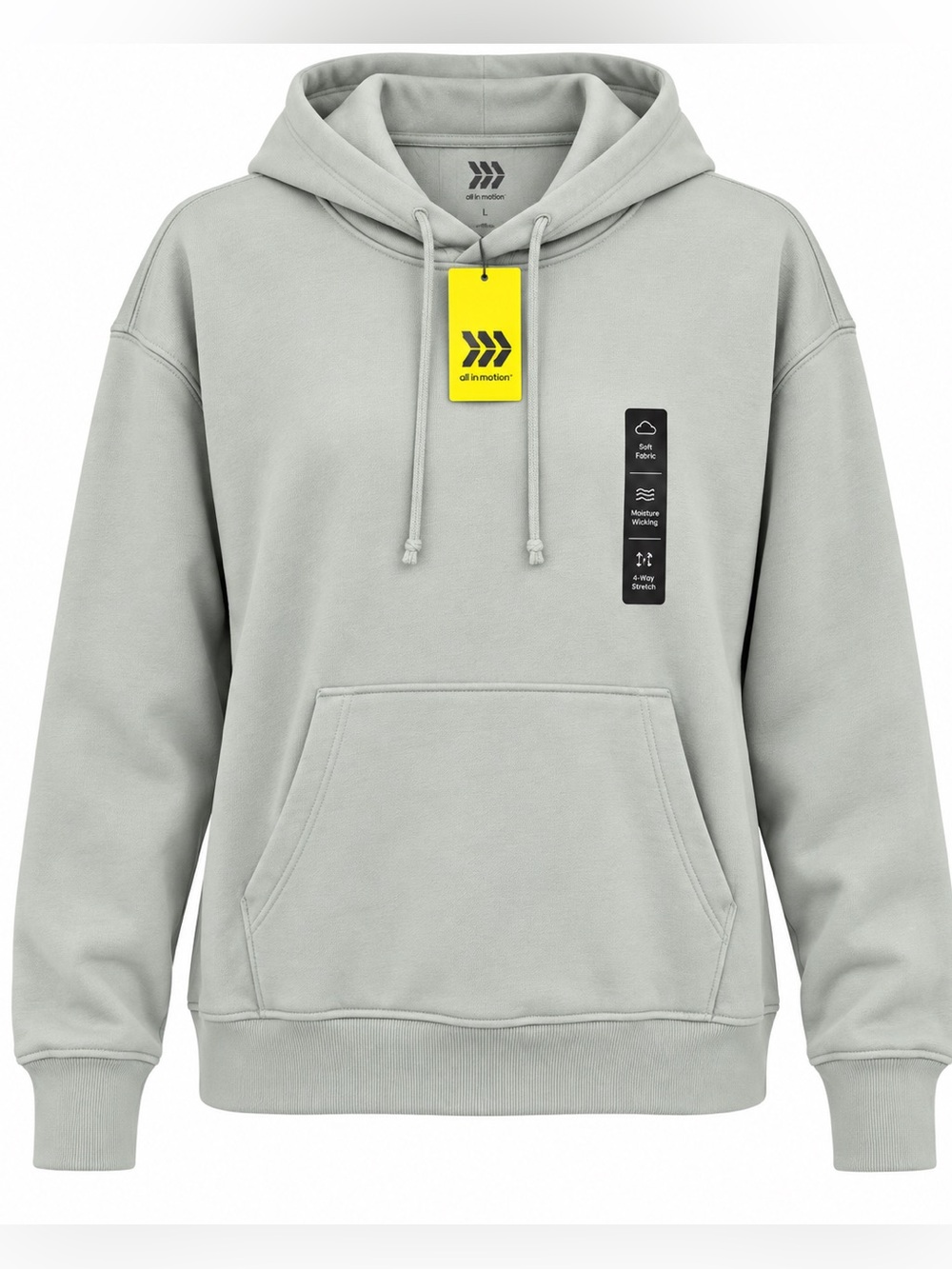 all in motion Men's Crewneck Hoodie in Light Sage